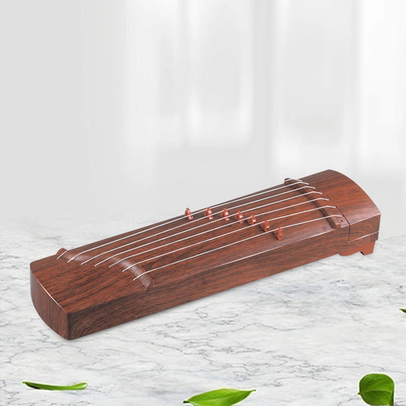Musical Instrument Oud - ของเล่นฝึกซ้อมกู่เจิงขนาดเล็ก เครื่องดนตรีจีนสำหรับเด็ก วัสดุ PVC พกพาสะดวก