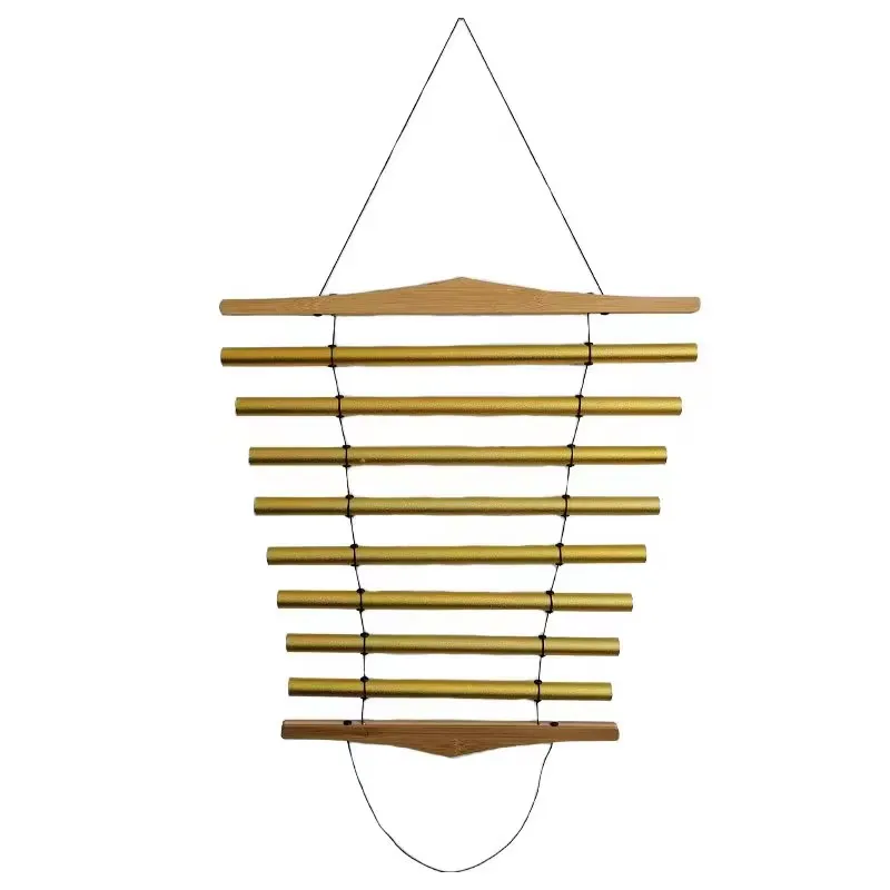 Wind Chime Tubular - การบำบัดด้วยเสียง ชุดระฆังลม ช่วยบำบัดจักระ เครื่องดนตรีบำบัดจักระ ระฆังแกว่งธาตุทั้งห้า เครื่องดนตรีประเภทเคาะแบบท่อ