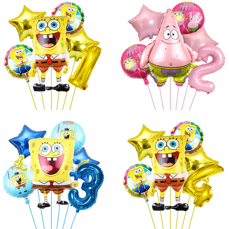 Musical Instrument Gong - 6 ชิ้น SpongeBob SquarePants Patrick Star