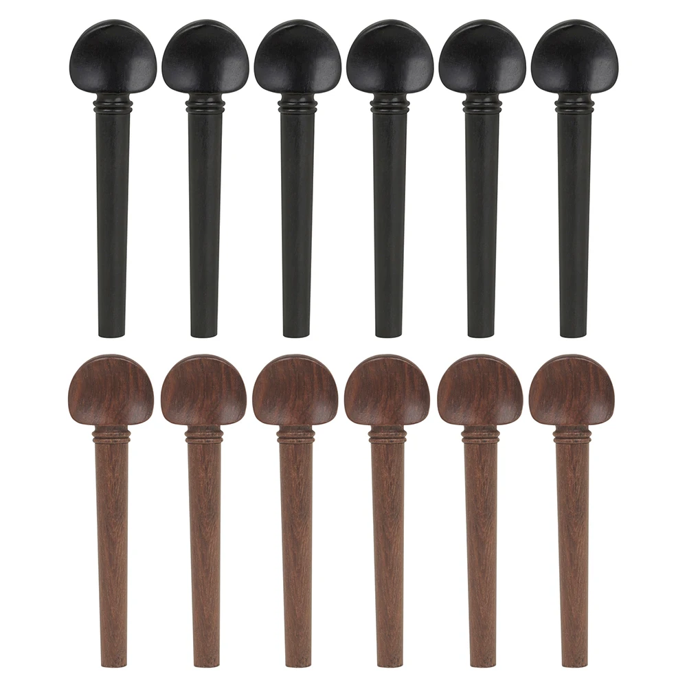 Musical Instrument Oud - 12 ชิ้น/เซ็ต Oud String Pegs Mahogany