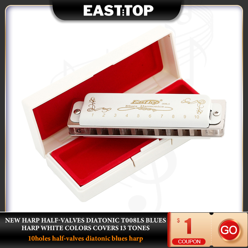Musical Instrument Reed - EASTTOP T008LS 10หลุม20 Tone Diatonic Harmonica