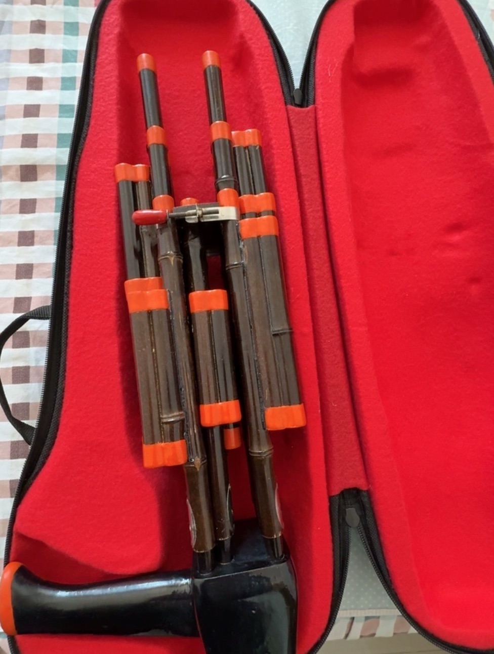 Musical Instrument Reed - 14 รีดส์ เซิง ท่อขยายเสียงคู่ ไม้ไผ่สีม่วง เครื่องดนตรีประเภทเครื่องเป่าแบบจีนโบราณ