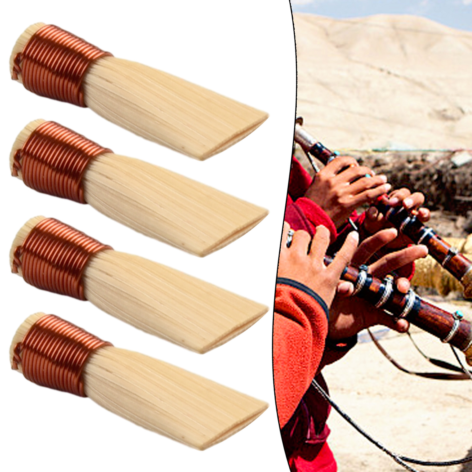 ชุดนกหวีดซูโอนา 4 ชิ้น ผลิตขึ้ - Musical Instrument Reed บทวิจารณ์และราคา
