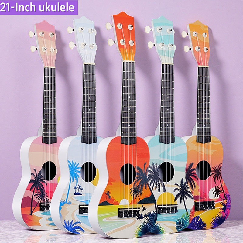 อูคูเลเล่ 21 นิ้ว ลายฮาวาย สำห - Musical Instrument Hawaii บทวิจารณ์และราคา