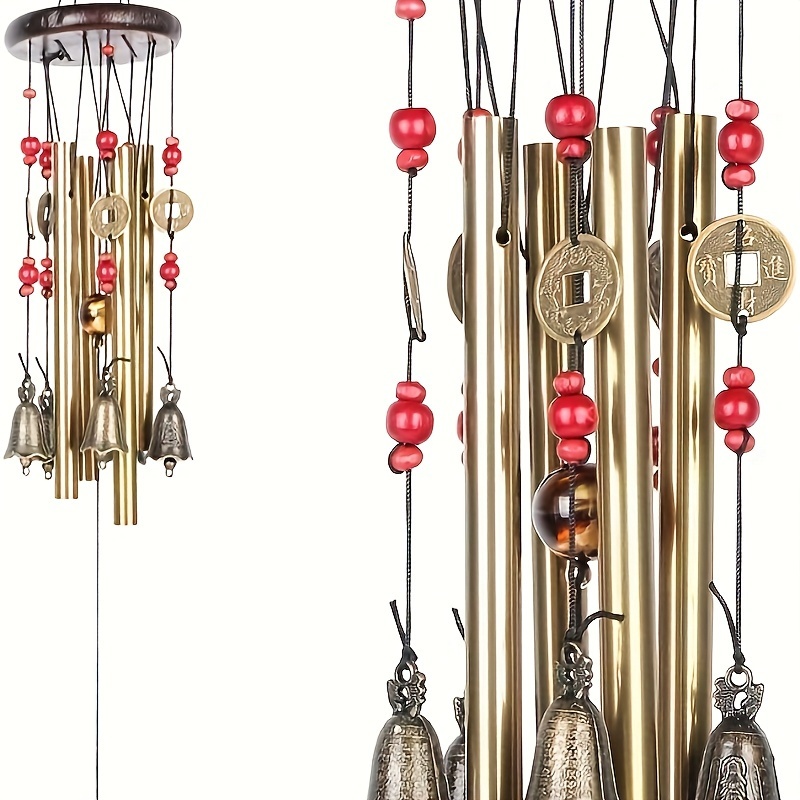 กระดิ่งลมท่อโลหะห้อยประดับทองแ - Wind Chime Tubular บทวิจารณ์และราคา