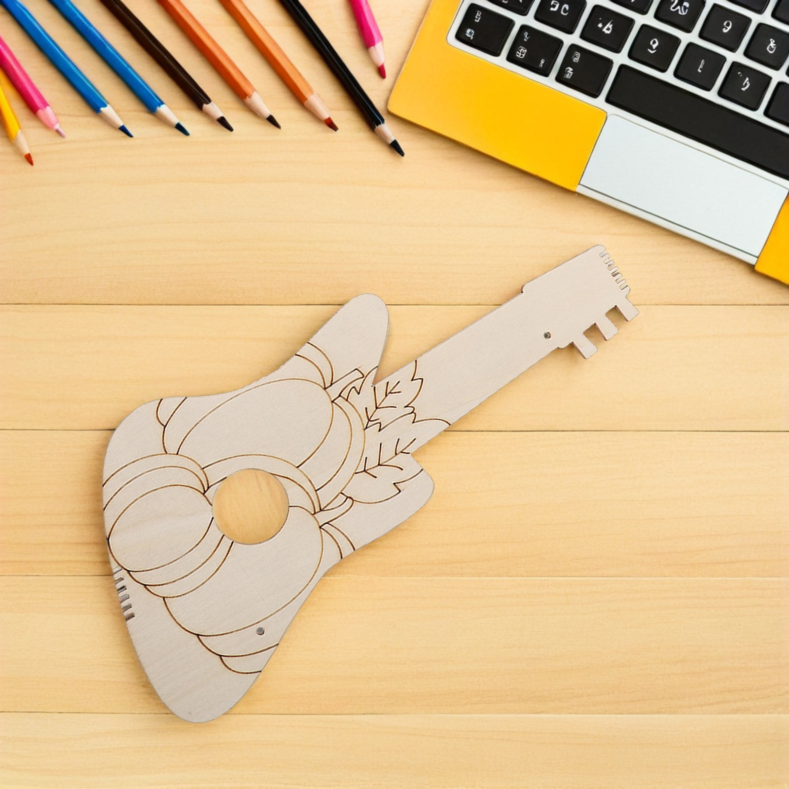 ชุดกีตาร์ไม้ขนาดเล็ก 8 ชิ้น สำ - Musical Instrument Diy For Kids บทวิจารณ์และราคา