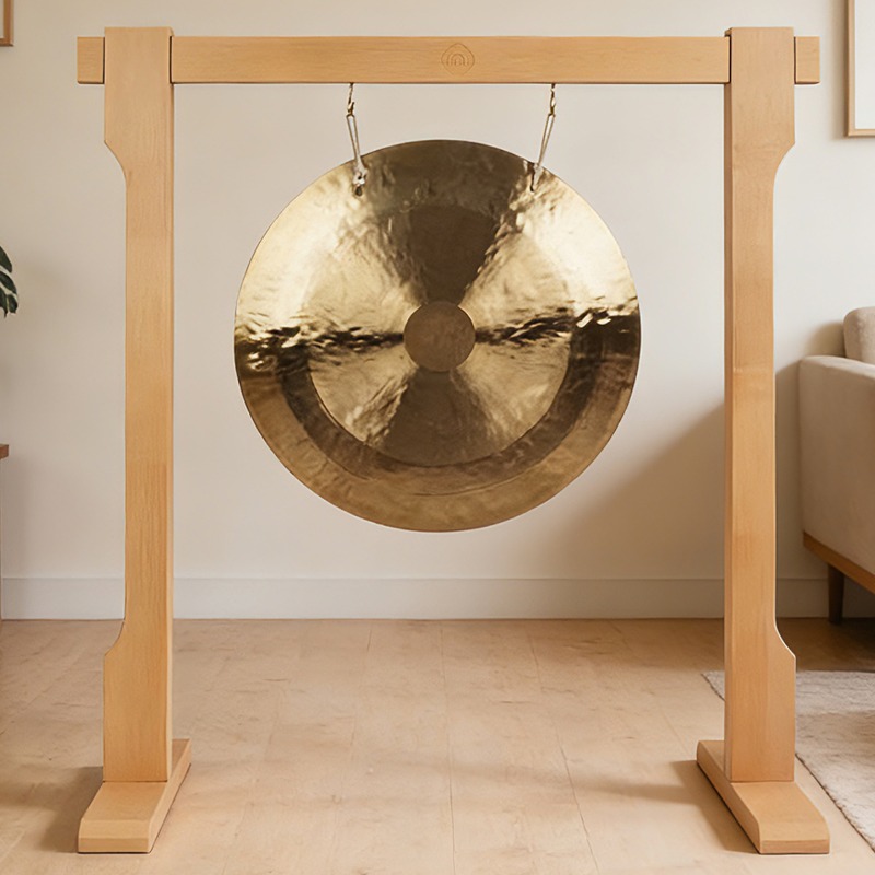 ขาตั้งฆ้องไม้เนื้อแข็ง งานแฮนด - Musical Instrument Gong บทวิจารณ์และราคา