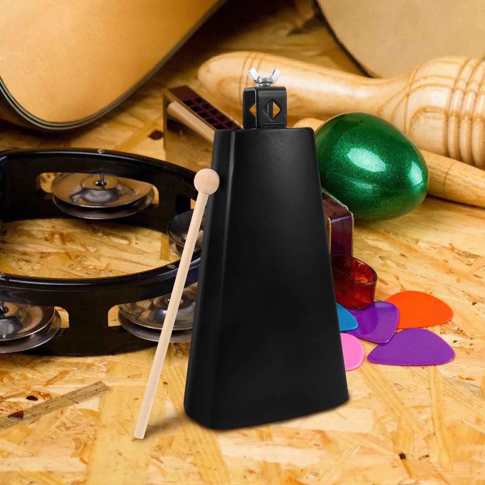 ชุดเครื่องดนตรีคาวเบลล์โลหะพร้ - Musical Instrument Gong บทวิจารณ์และราคา