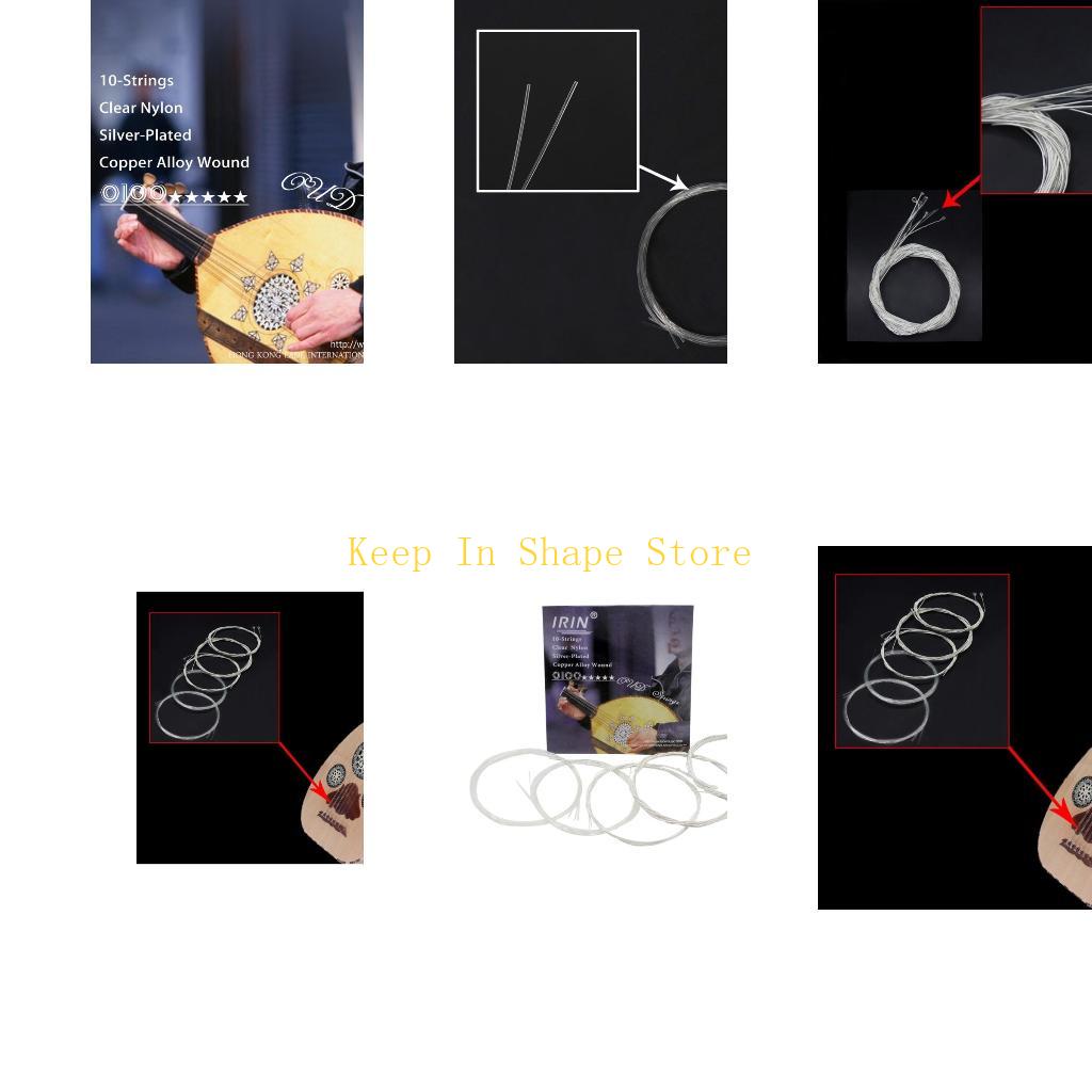 U1JC OUD Strings เปลี่ยนดึงอุป - Musical Instrument Oud บทวิจารณ์และราคา