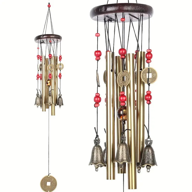 กระดิ่งลมจีนโบราณแบบดั้งเดิม 4 - Wind Chime Tubular บทวิจารณ์และราคา