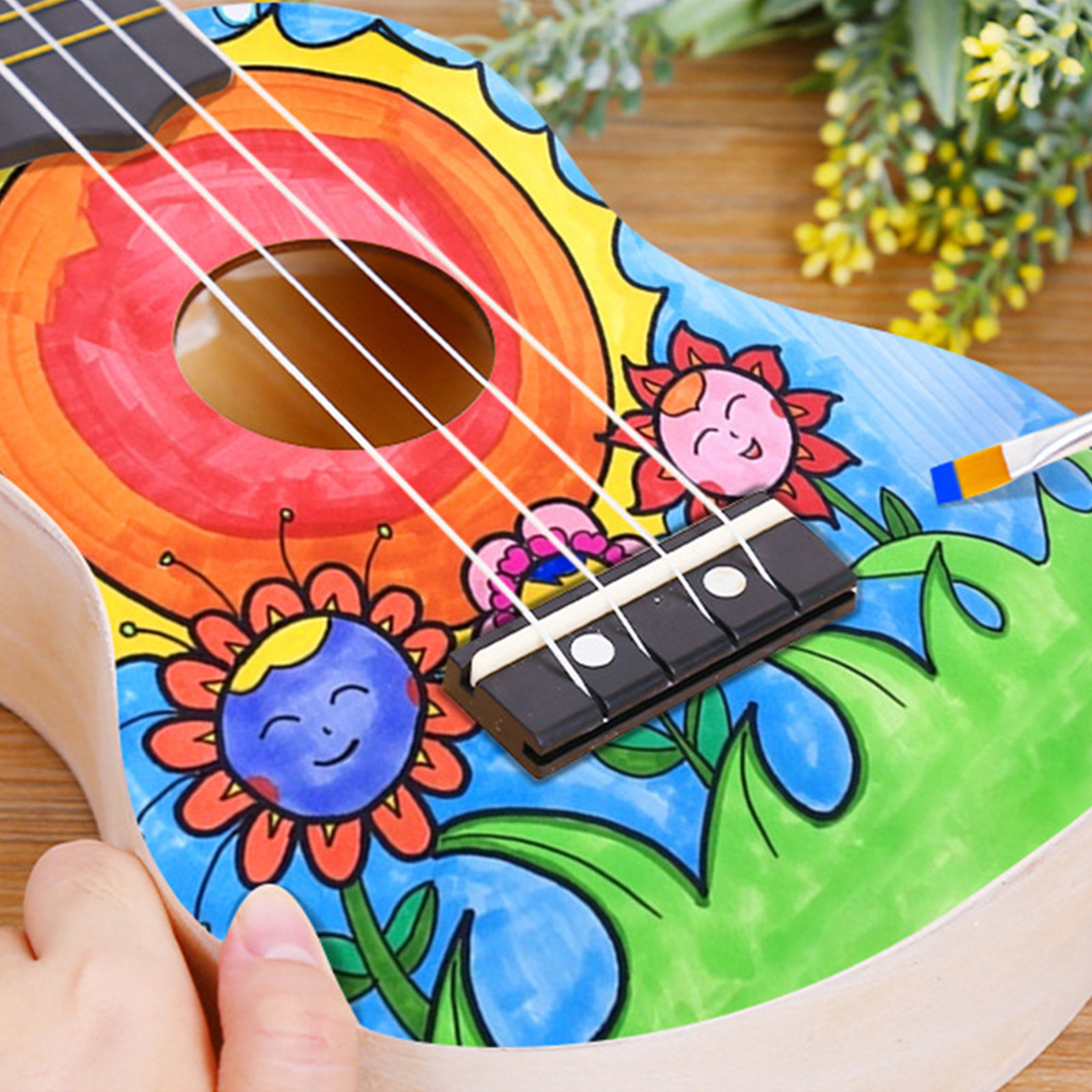ชุดอุปกรณ์ทำอูคูเลเล่ DIY ขนาด - Musical Instrument Hawaii บทวิจารณ์และราคา