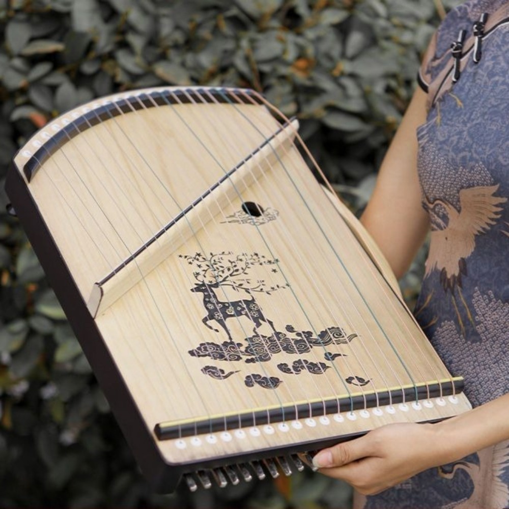 ไม้ 21-string MINI Guzheng Pro - Musical Instrument Oud บทวิจารณ์และราคา