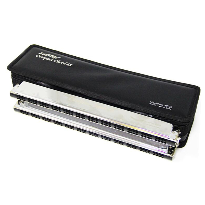 ใหม่ Harmonica 48ขนาดกะทัดรัดค - Musical Instrument Groups บทวิจารณ์และราคา